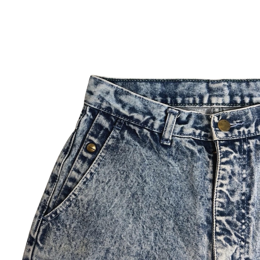 VNTG - 80's - HOKO - INCREDIBLY CONSTRUCTED - ACID WASH - Jeans